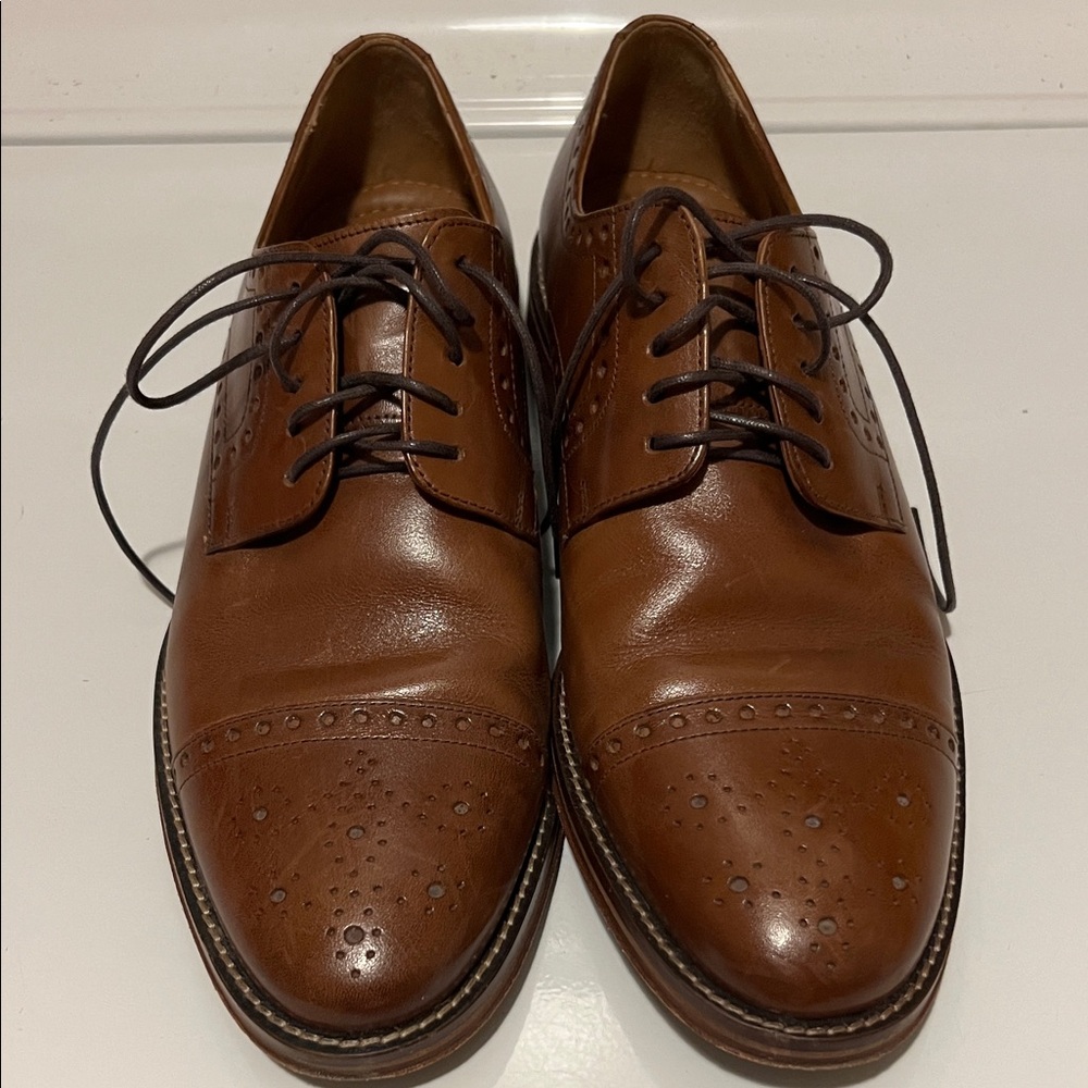 Johnston & Murphy Brown Leather Oxfords